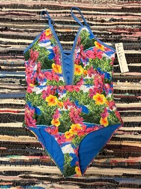 Nicole Miller One Piece Bathing Suit NWOT
